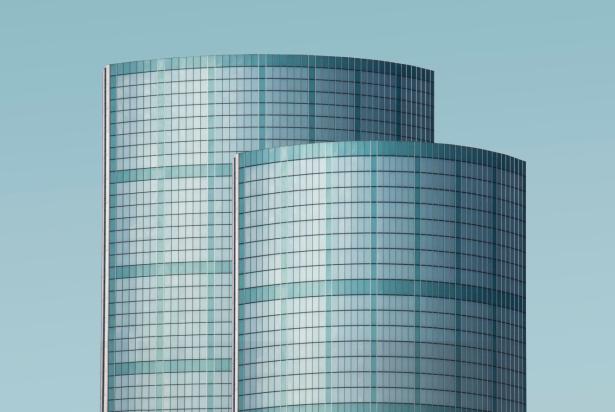 two-office-buildings-sky