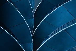 Blue abstract