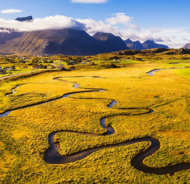 field-with-river-snaking-through
