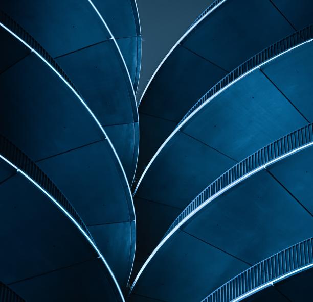 Blue abstract